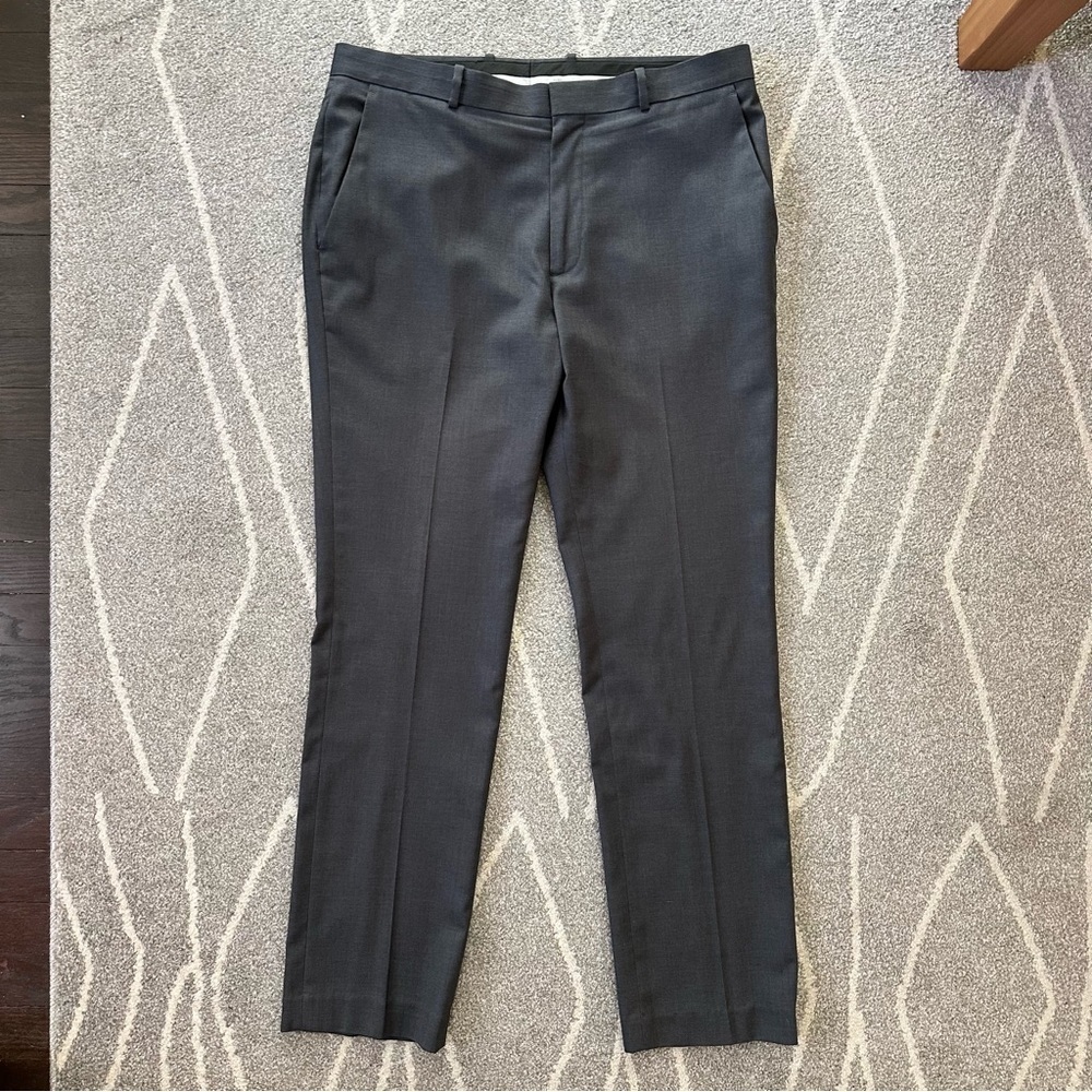 Perry Ellis Portfolio Gray Dress Pants 34x32